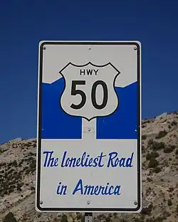 Image 32U.S. Route&nbsp;50, also known as "The Loneliest Road in America" (from Nevada)