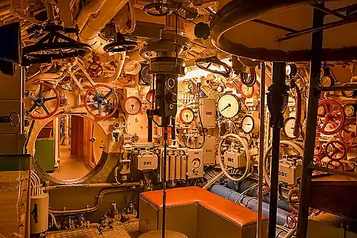 U-995 control room