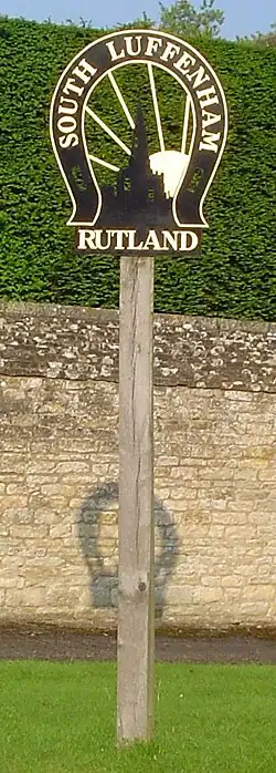 Village signpost