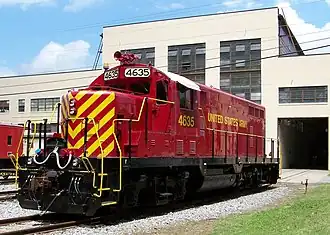 CSX sold many GP16s to the United States Army and today #4635 serves at Fort Eustis