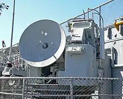 A Cold War era U.S. Navy MK-56 director on board USS&nbsp;Hornet.
