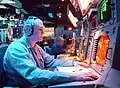 Combat Information Center (CIC) consoles aboard USS&nbsp;Normandy, 1997