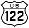 U.S. Route 122 marker