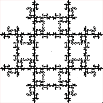 A point inside a square repeatedly jumps half of the distance towards a randomly chosen vertex, but the currently chosen vertex cannot be the same as the previously chosen vertex.