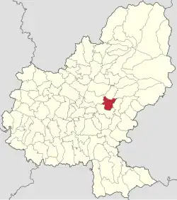 Location in Mureș County