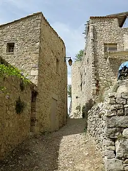 An alleyway in the old village