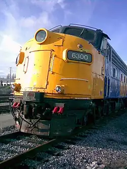 Via FP9ARM #6300 in Vancouver