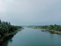 View of Angat River (Bakas River) from Matictic Bridge