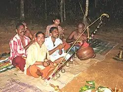 India. An Onavillu or Villu percussion bow