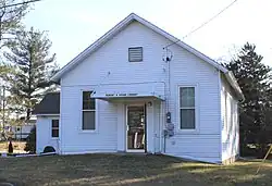 Library and former town hall, built 1910