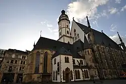 Exterior of Thomaskirche from north-east