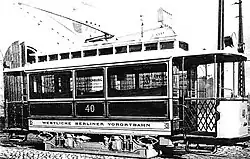 Railcar 40, around 1910