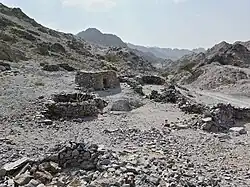 An abandoned village off the Wadi Sidr