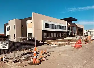 Warren County courthouse under construction in late 2021