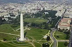 A bird’s eye view of Washington D.C. The capital of the United States of America.