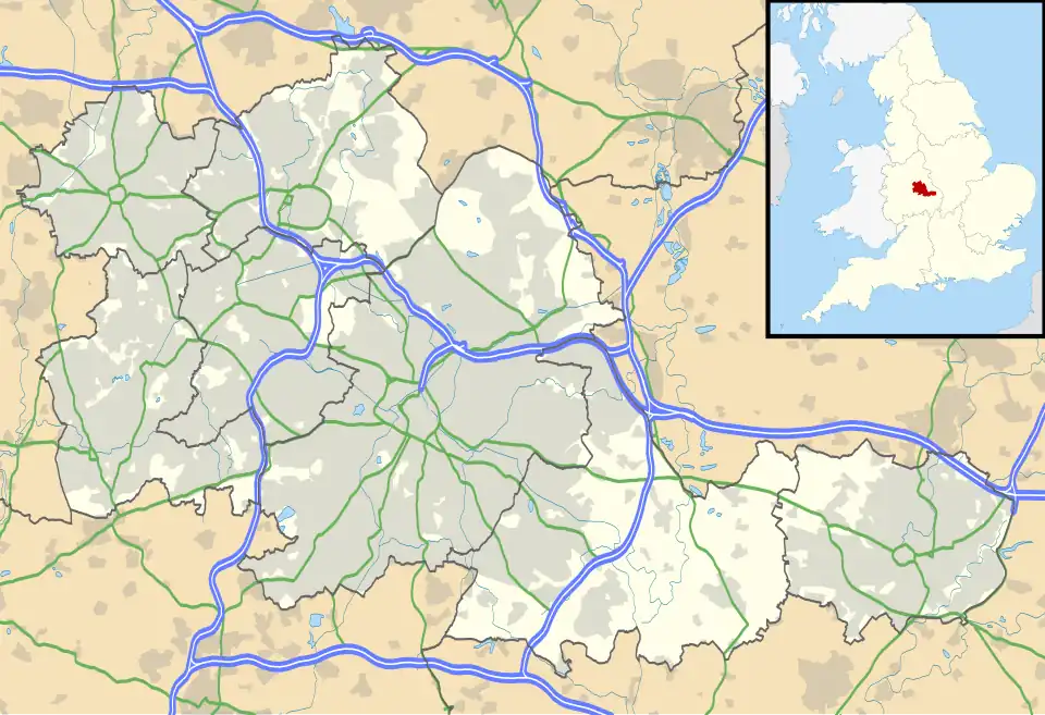 Smethwick is located in West Midlands county