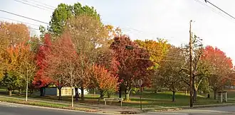 A view of Westinghouse Park from the southeast
