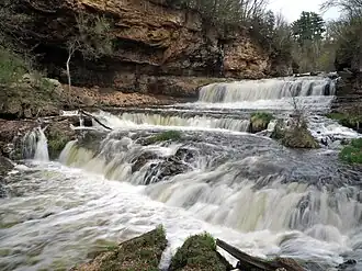 Willow Falls in Willow River State Park