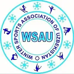 Logo of the Winter Sports Association of Uzbekistan
