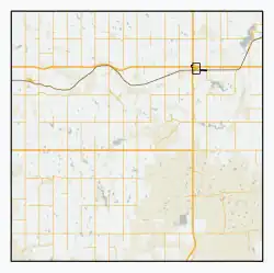 Cadillac is located in Wise Creek No. 77