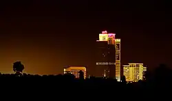 Night view of Wisma Sanyan