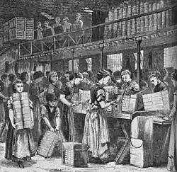 Women working in a match factory