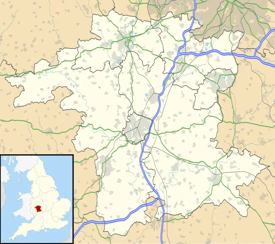 Wolverley is located in Worcestershire