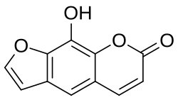 Chemical structure of xanthotoxol.