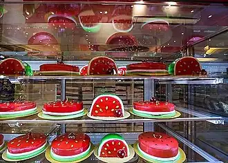 Yaldā Night cakes in Isfahan