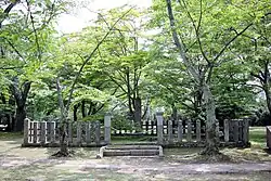 Monument on the site of the Yoshizaki-gobō