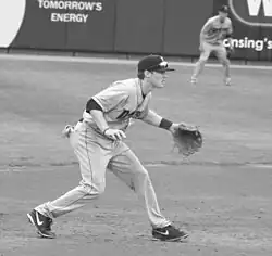 Zach Vincej with the Dayton Dragons in 2013