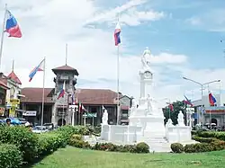 The Zamboanga City Hall where the MNLF intended to hoist the Bangsamoro Republik flag in the height of Zamboanga City crisis.