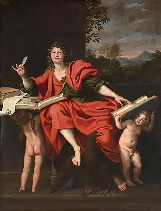 "St John the Evangelist" by Domenichino (Domenico Zampieri), 1620s