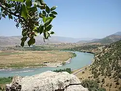 Zê river in Zebari region, Iraqi Kurdistan